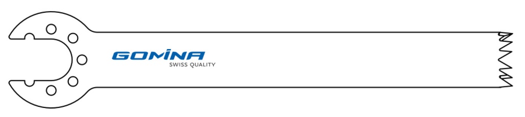 Hoja de sierra quirúrgica no estéril 90mm x 12mm x 1.27mm