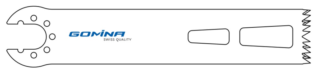 Hoja de sierra quirúrgica no estéril 90mm x 19mm x 1.27mm