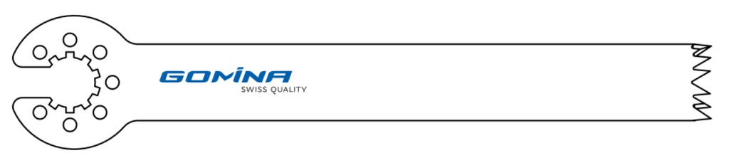 Hoja de sierra quirúrgica no estéril 90mm x 12mm x 1.27mm