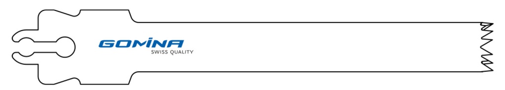 Hoja de sierra quirúrgica no estéril 90mm x 12mm x 0.90mm