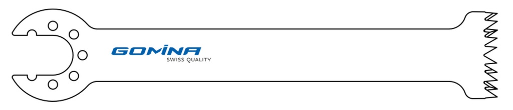 Hoja de sierra quirúrgica no estéril 90mm x 12 / 19mm x 1.27mm
