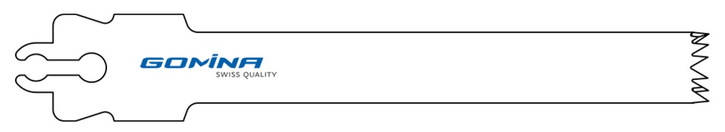 Hoja de sierra quirúrgica no estéril 90mm x 12mm x 1.27mm