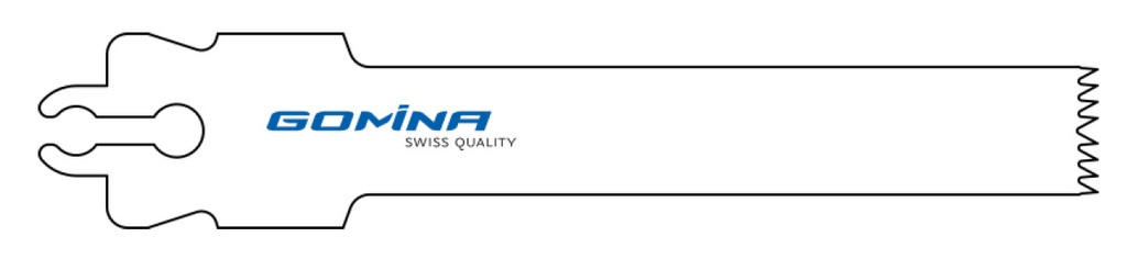 Hoja de sierra quirúrgica no estéril 70mm x 12mm x 0.90mm