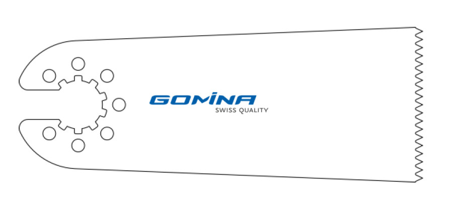 Hoja de sierra quirúrgica no estéril 48mm x 27mm x 0.60mm