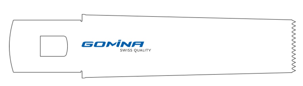 Hoja de sierra quirúrgica no estéril 70mm x 18mm x 0.80mm