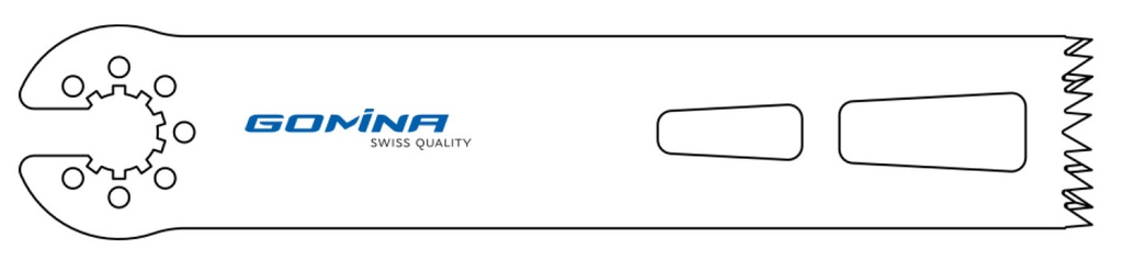 Hoja de sierra quirúrgica no estéril 90mm x 19mm x 0.90mm