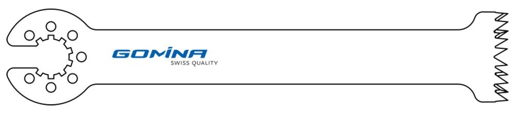 Hoja de sierra quirúrgica no estéril 90mm x 12 / 19mm x 1.27mm