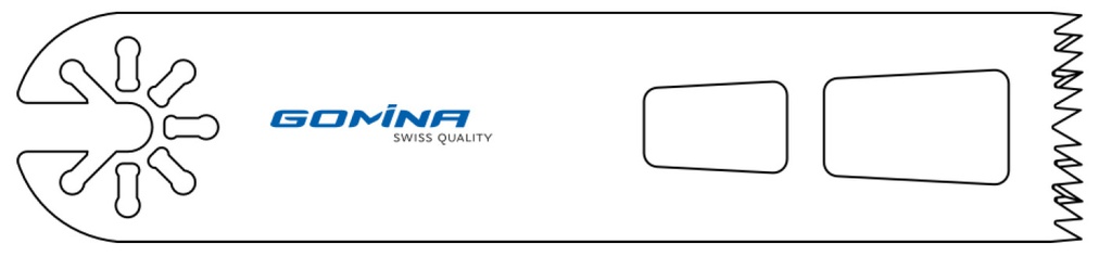 Hoja de sierra no estéril 90mm x 25mm x 1.25mm