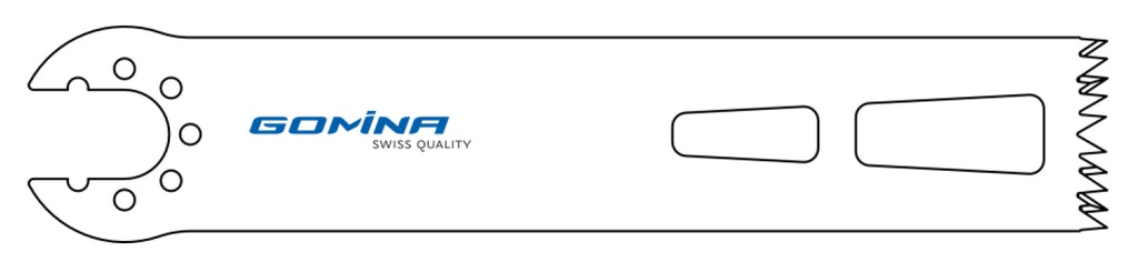 Hoja de sierra quirúrgica no estéril 90mm x 19mm x 1.00mm