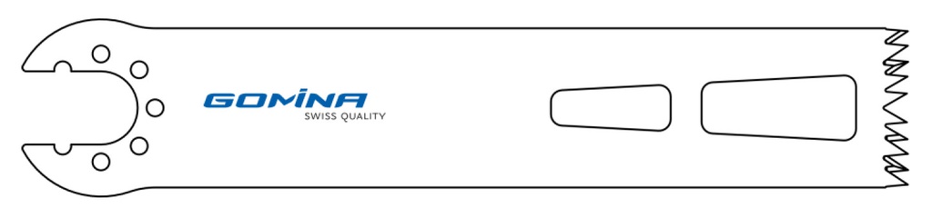 Hoja de sierra quirúrgica no estéril 90mm x 19mm x 1.23mm