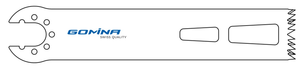Hoja de sierra quirúrgica no estéril 90mm x 19mm x 1.47mm