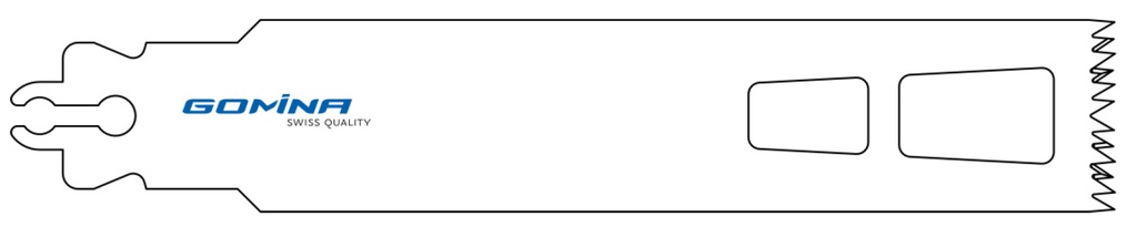 Hoja de sierra quirúrgica no estéril 110mm x 25mm x 1.27mm