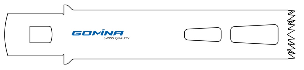 Hoja de sierra quirúrgica no estéril 90mm x 19mm x 1.37mm