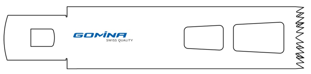 90mm x 25mm x 1.27mm saw blade