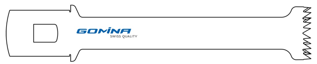 Hoja de sierra quirúrgica no estéril 90mm x 12 / 19mm x 1.27mm