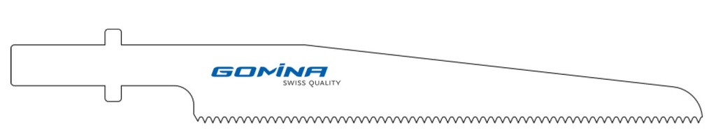 Hoja de sierra quirúrgica recíproco no estéril 77mm x 12mm x 1.23mm