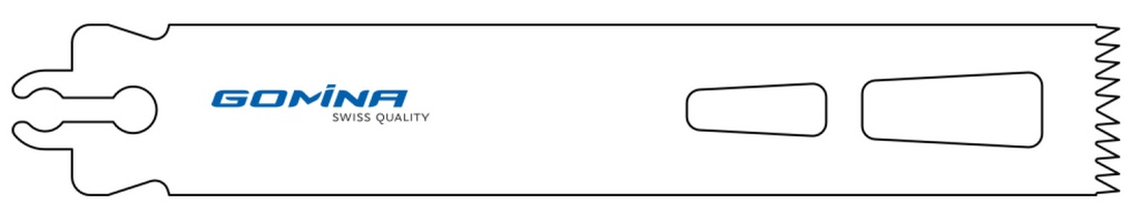 Hoja de sierra quirúrgica no estéril 90mm x 19mm x 1.27mm