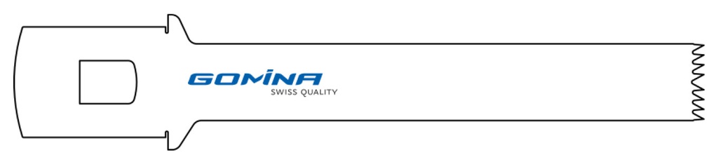 Hoja de sierra quirúrgica no estéril 80mm x 12mm x 1.27mm