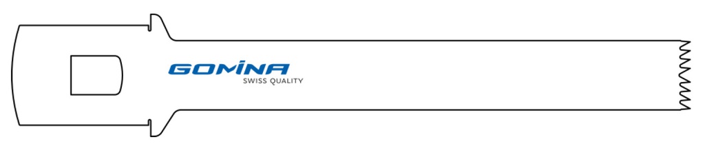 Hoja de sierra quirúrgica no estéril 90mm x 12mm x 1.27mm