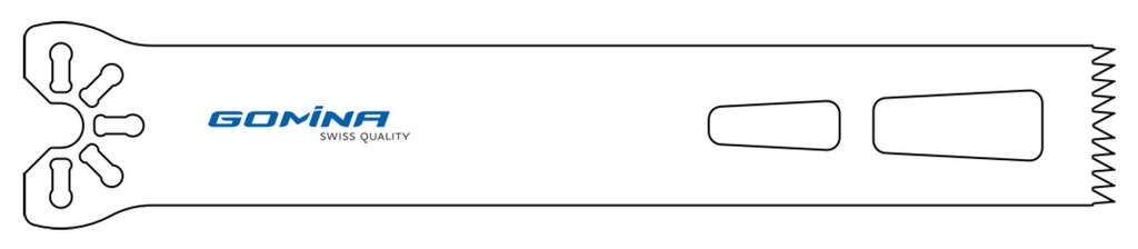 Hoja de sierra quirúrgica no estéril 110mm x 19mm x 1.19mm