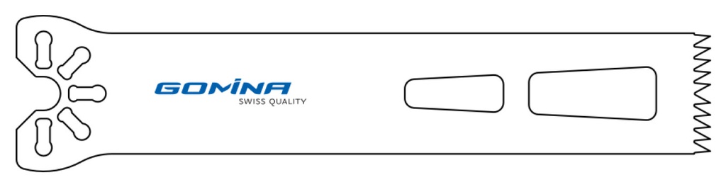 Hoja de sierra quirúrgica no estéril 90mm x 19mm x 0.90mm