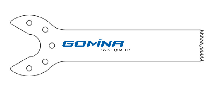 Hoja de sierra quirúrgica fino no estéril 41mm x 9mm x 0.60 mm