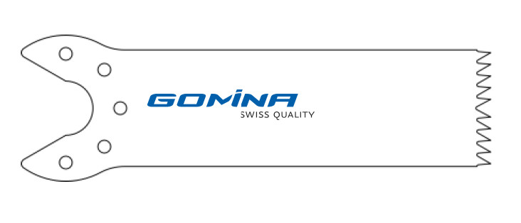 Hoja de sierra quirúrgica no estéril 41mm x 14mm x 0.60 mm