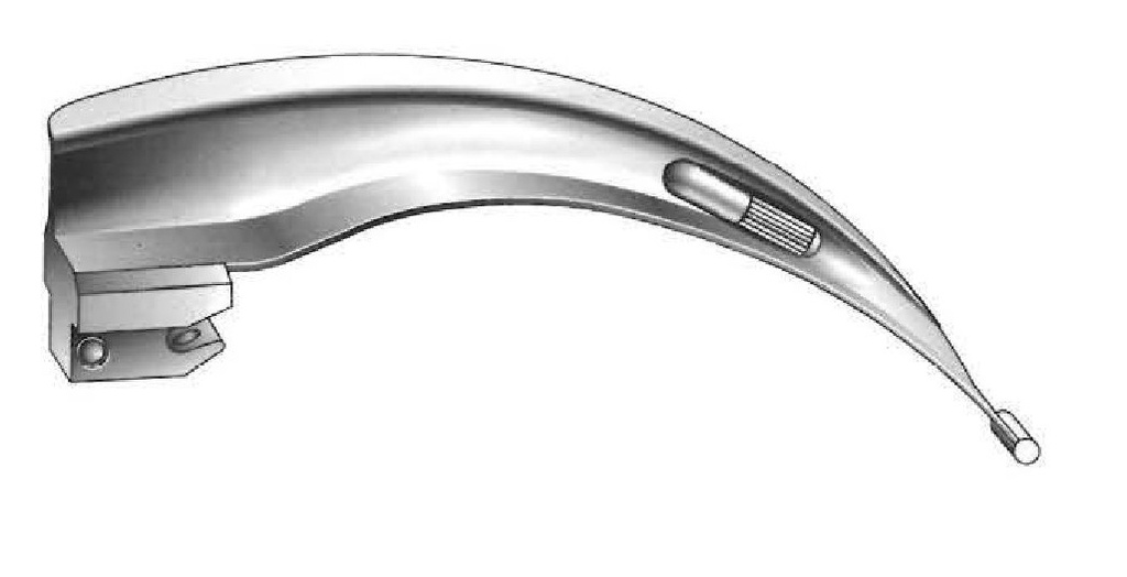 Hoja de laringoscopio Macintosh premium, fibra óptica, figura 4