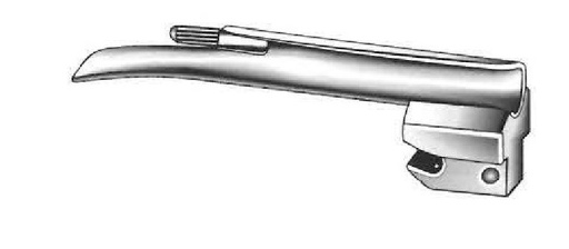 [IU-00094P] Miller Premium laryngoscope spatula, Fiber Optics - Figure 1