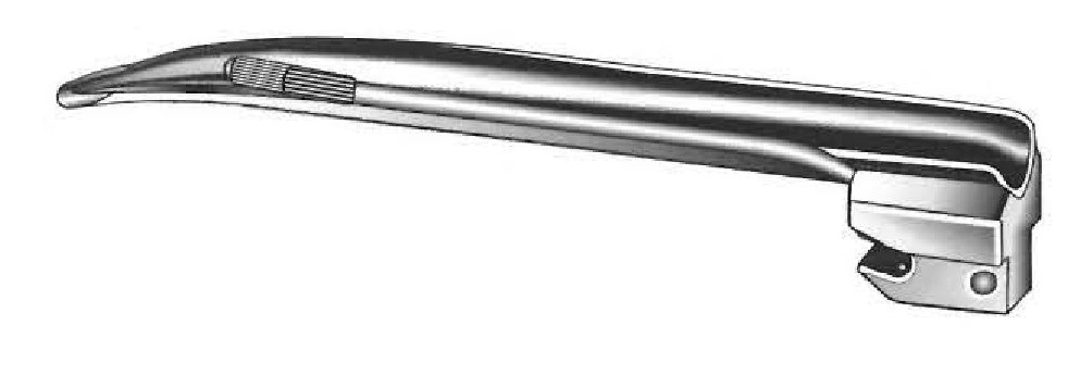 Miller Premium laryngoscope spatula, Fiber Optics - Figure 2