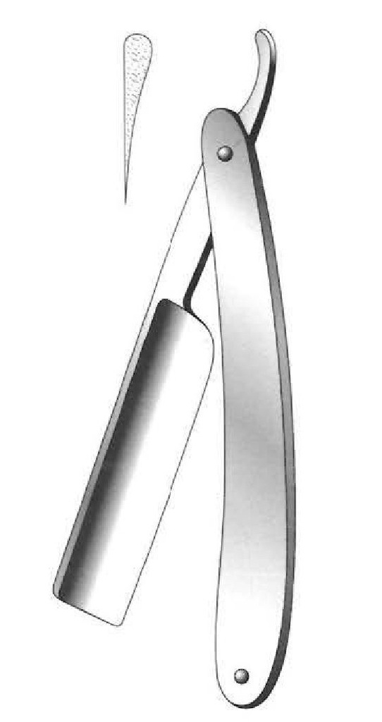 Cuchillo para afeitar plano premium