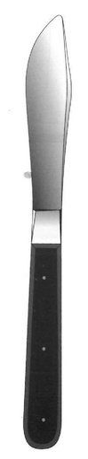[IU-00314P] Bisturí para autopsia Virchow premium, tamaño de hoja 100 mm