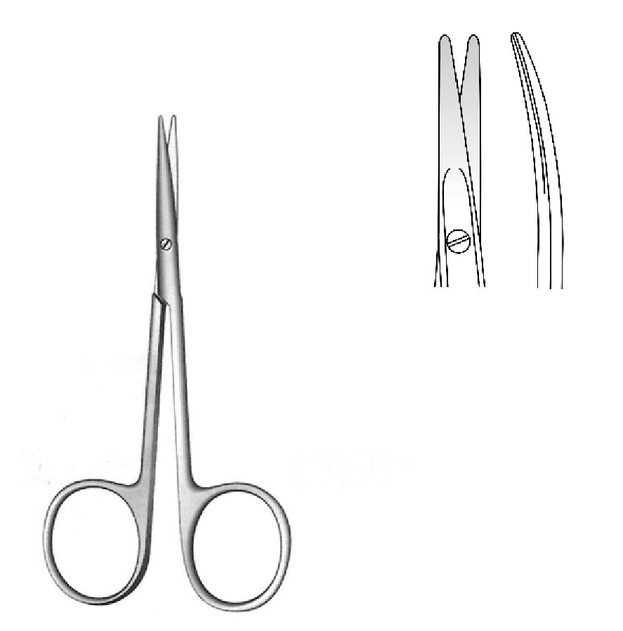 Premium strabismus scissors, curve