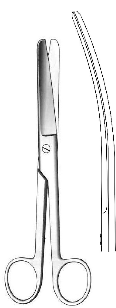 Dayen Premium scissors, curve - length = 18 cm / 7 "