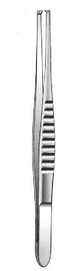 Pinza para disección modelo estándar de EE. UU premium, dientes = 1:2 - longitud = 14.5 cm / 5-1/2"