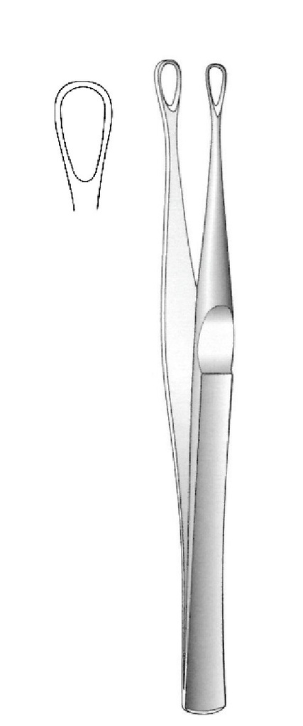 Pinza de agarre intestinal Denis-Browne premium - longitud = 18 cm / 7"