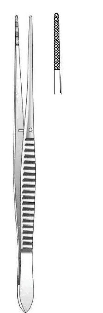 Waugh premium dissecting forceps, teeth 1:2 - length = 18 cm / 7"