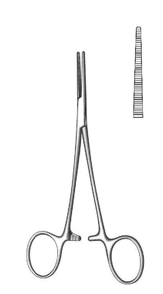 Pinza para arteria Leriche premium, recta