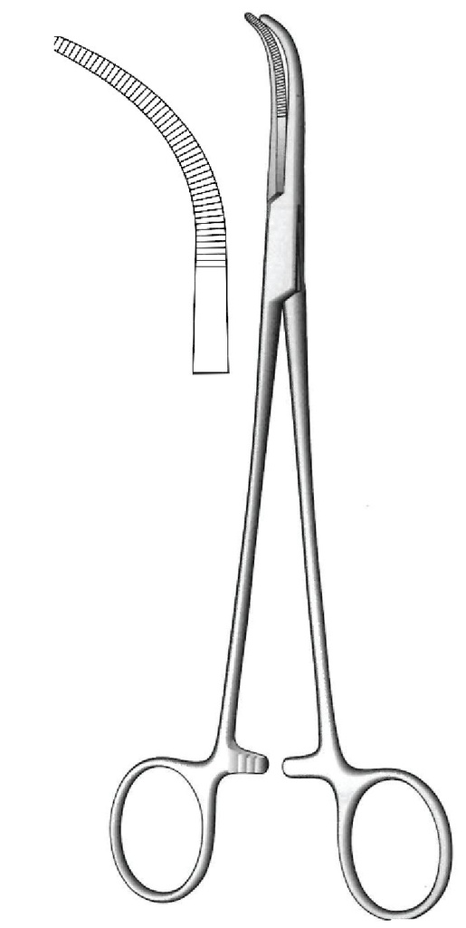Pinza para disección y ligadura Overholt-Geissendorfer premium, figura 4 - longitud = 21 cm / 8-1/4&quot;