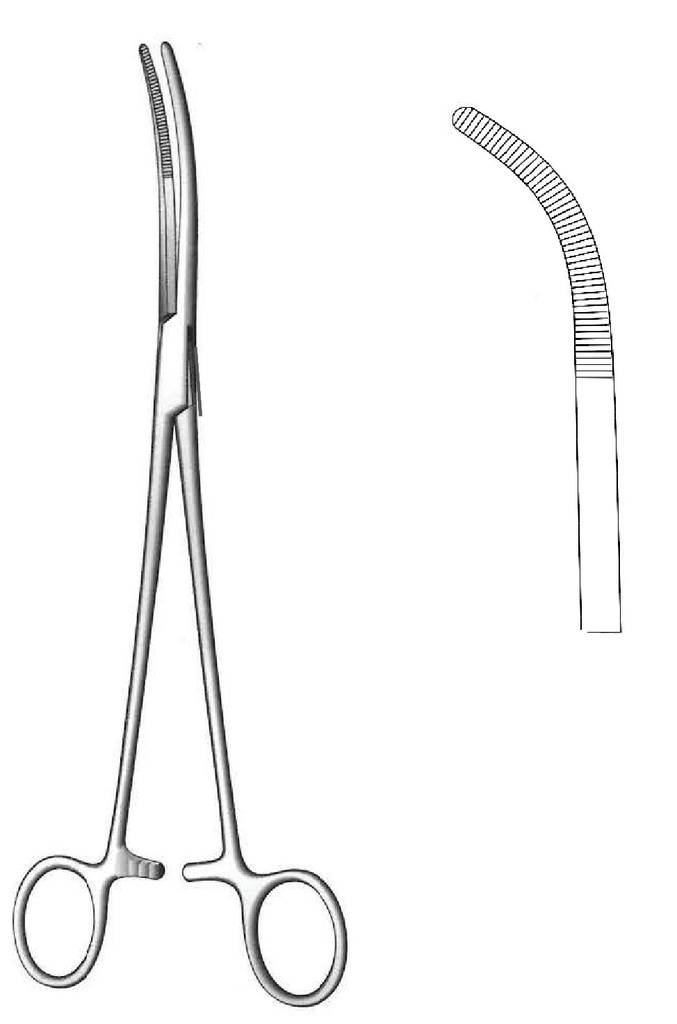 Pinza para disección y ligadura de Rumel premium, figura 3