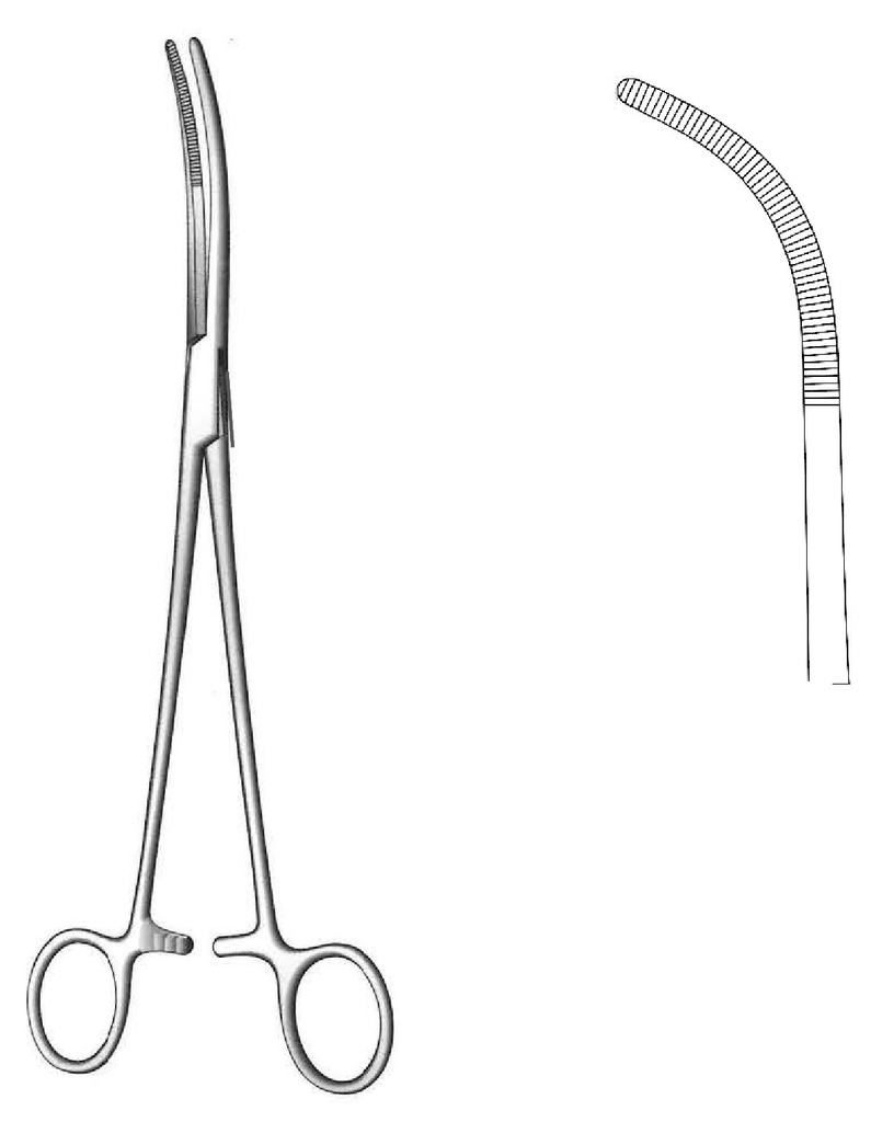 Pinza para disección y ligadura de Rumel premium, figura 4