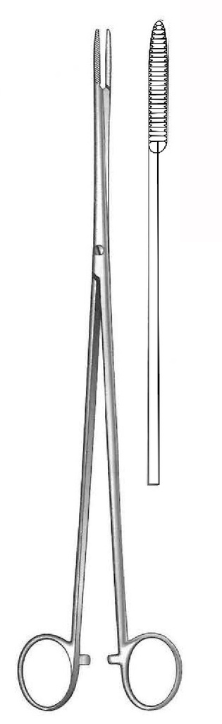 Pinza para cuerpos extraños Pelkmann premium, recta