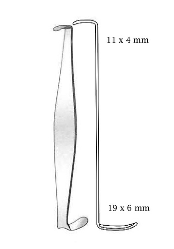 [IU-01124P] Separador Crile premium - longitud = 11 cm / 4-1/4"