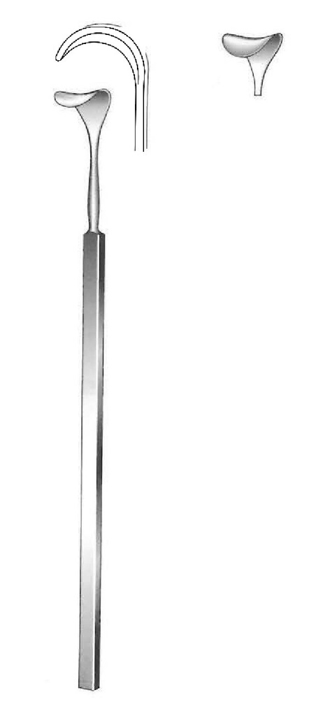 Separador Cushing premium, ancho = 8 mm - longitud = 20 cm / 8&quot;