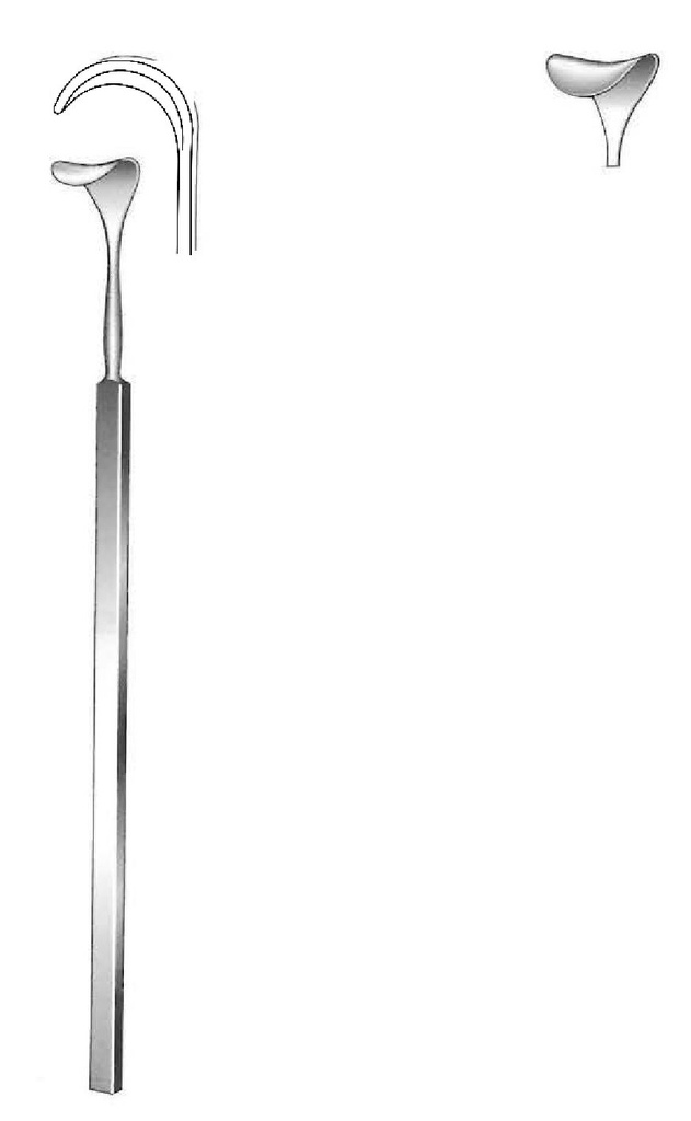 Separador Cushing premium, ancho = 10 mm - longitud = 20 cm / 8&quot;