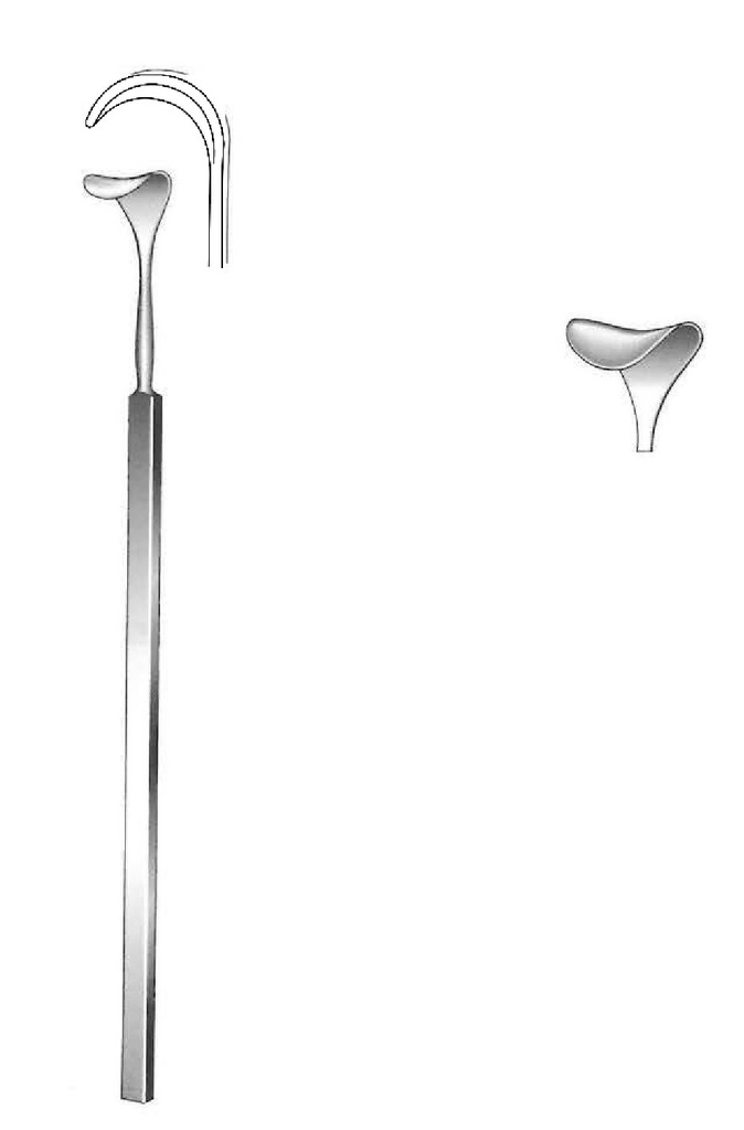 Separador Cushing premium, ancho = 14 mm - longitud = 20 cm / 8"