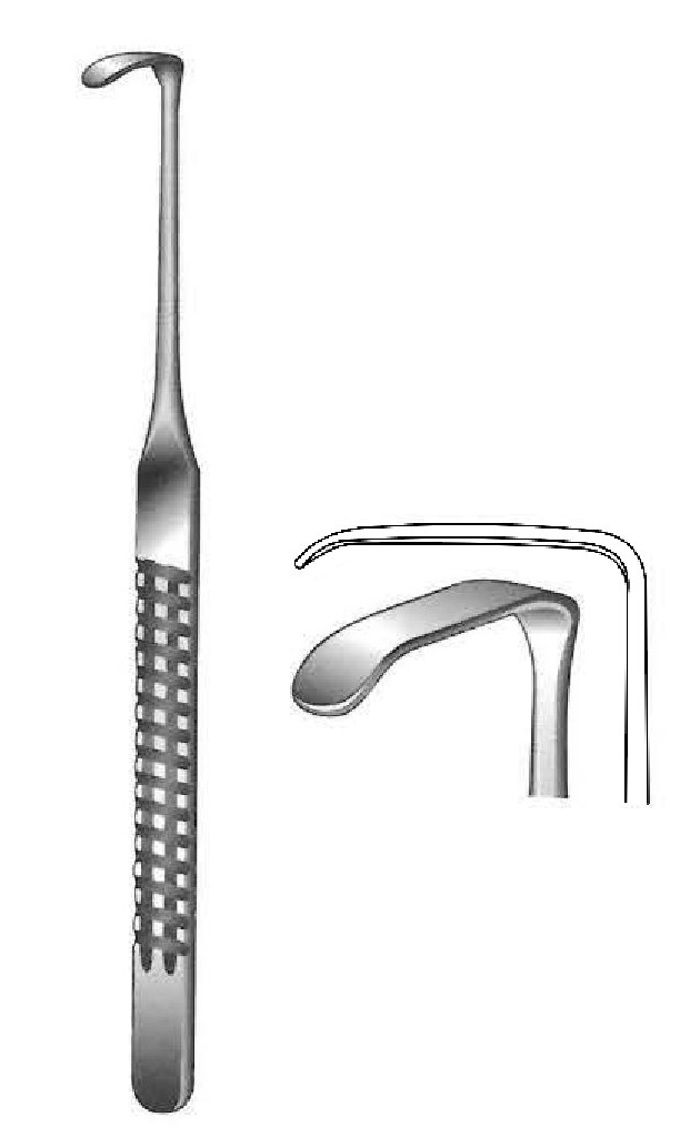 Langenbeck-Green Retractor premium, blade = 24 x 6 mm