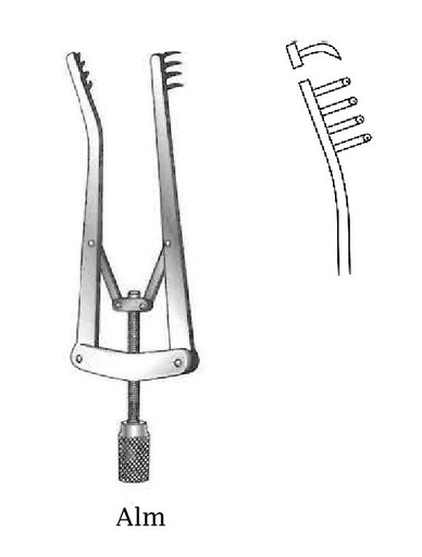 [IU-01353P] Premium self -esteem separator, sharp - length = 10 cm / 4 "