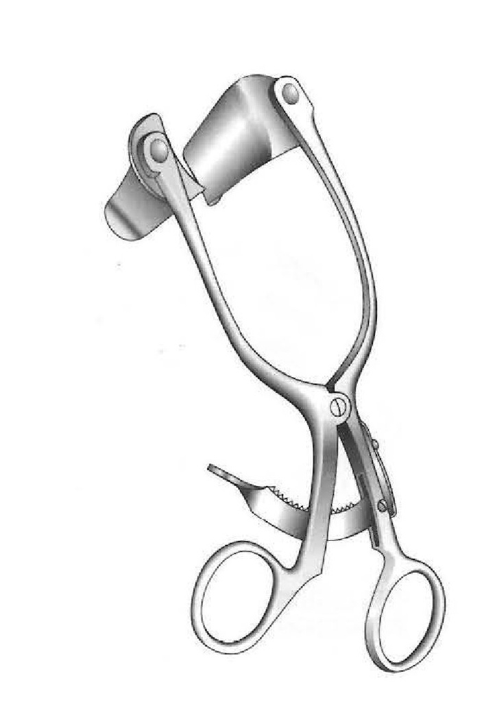 Juego completo de valvas con separador Cloward premium - longitud = 16 cm / 6-1/4"