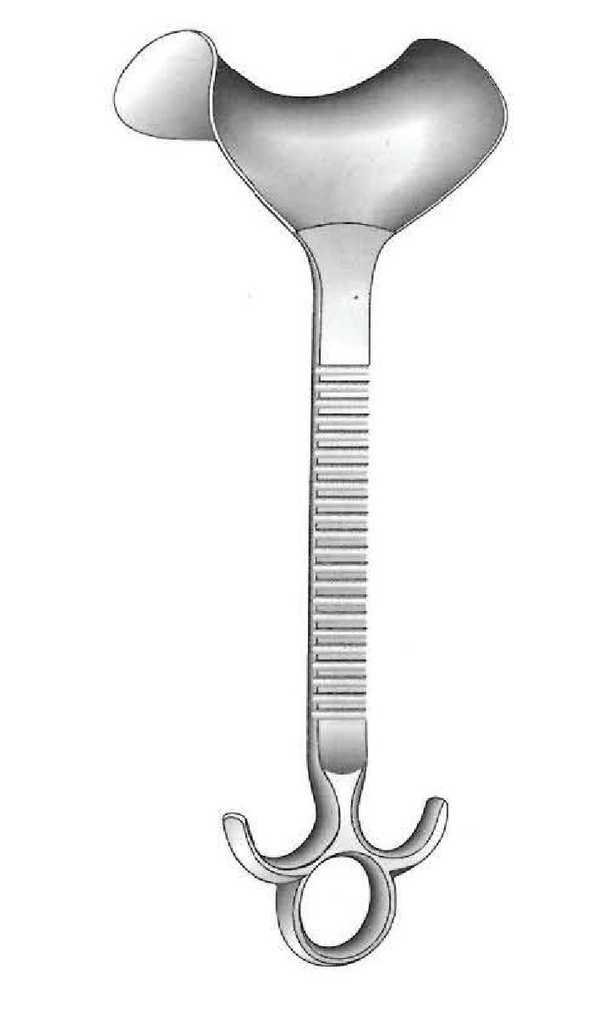 Separador abdominal Doyen premium, valva = 48 x 120 mm